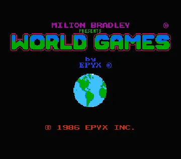 World Games (USA) screen shot title